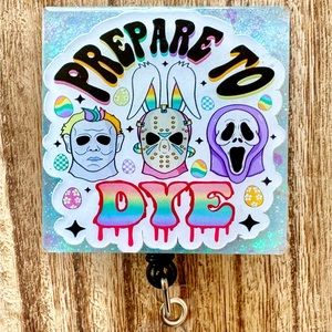 Prepare to DYE Easter Badge Reel